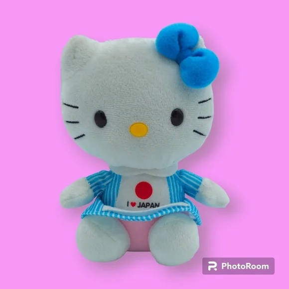 Hello Kitty I Love Japan Red Cross Nurse Plush Sanrio TY - Picture 1 of 9